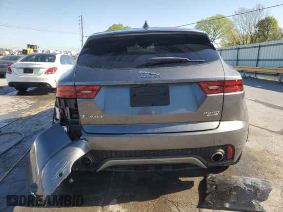 2020 Jaguar E-Pace SE with VIN SADFP2FX9L1002421, listed as a Copart auction lot 53423635 with 39,839 mi miles and Salvage Title. Bid and sale history available at DreamBid. Image 6.