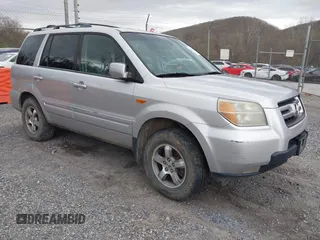 2006 Honda Pilot EX-L with VIN 2HKYF18606H502115, listed as a IAAI auction lot 41872434 with 286,953 mi miles and . Bid and sale history available at DreamBid. Image 1.