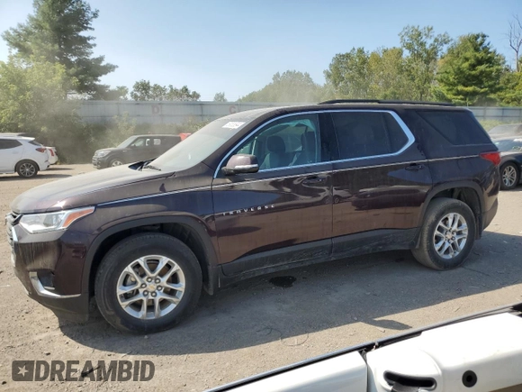 2019 Chevrolet Traverse LT Cloth with VIN 1GNERGKW9KJ218237, listed as a Copart auction lot 69588844 with 57,307 mi miles and Salvage Title. Bid and sale history available at carsss.com. Image 1.