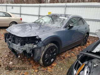 2024 Mazda CX-30 2.5 S Carbon Edition with VIN 3MVDMBCM9RM607362, listed as a Copart auction lot 45220715 with 13,083 mi miles and Non Repairable. Bid and sale history available at carsss.com. Image 1.
