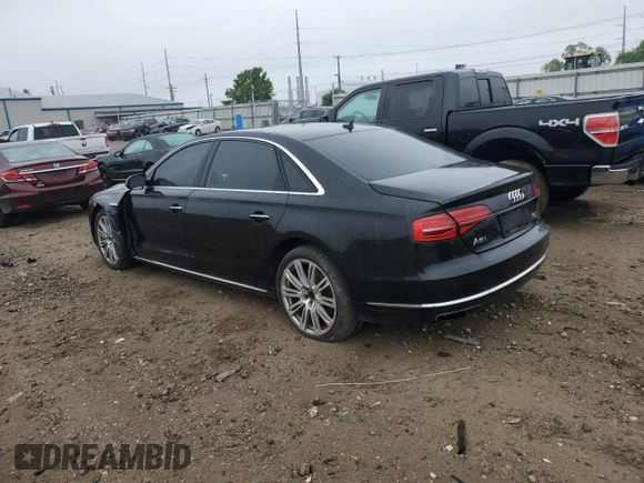 2015 Audi A8 4.0T with VIN WAU32AFD6FN037523, listed as a Copart auction lot 59757555 with 146,463 mi miles and Clean title. Bid and sale history available at DreamBid. Image 2.