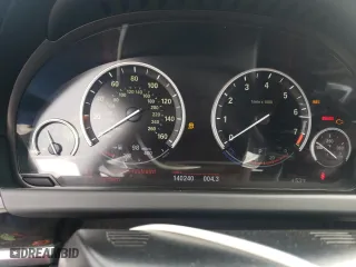 2012 BMW 6 Series 640i with VIN WBALW7C56CDX58172, listed as a Copart auction lot 44383255 with 140,240 mi miles and Salvage Title. Bid and sale history available at carsss.com. Image 9.