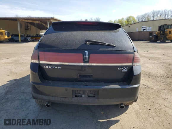 2007 Lincoln MKX with VIN 2LMDU88C07BJ16147, listed as a Copart auction lot 52795615 with 111,281 mi miles and Salvage title. Bid and sale history available at DreamBid. Image 6.