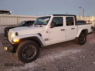 2021 Jeep Gladiator Willys with VIN 1C6HJTAG4ML515902, listed as a Copart auction lot 83437404 with 56,357 mi miles and Salvage Title. Bid and sale history available at carsss.com. Image 1.