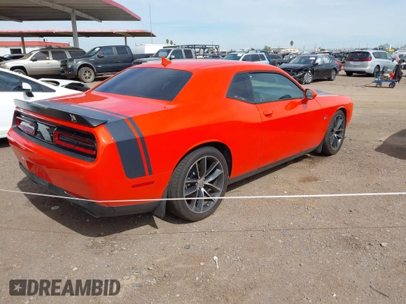 2016 Dodge Challenger R/T Scat Pack with VIN 2C3CDZFJ5GH353463, listed as a IAAI auction lot 41813082 with 24,033 mi miles and . Bid and sale history available at DreamBid. Image 4.