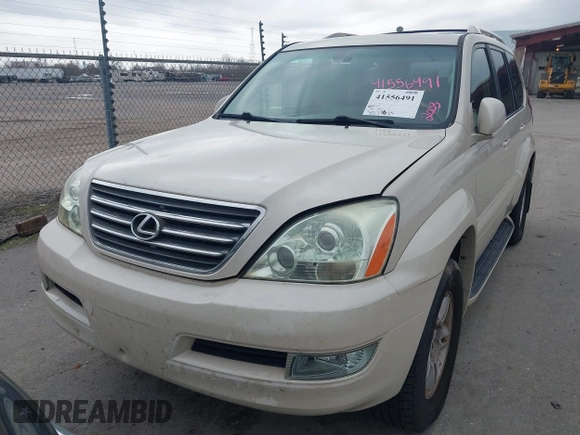 2003 Lexus GX 470 with VIN JTJBT20X630011479, listed as a IAAI auction lot 41556491 with 310,198 mi miles and . Bid and sale history available at DreamBid. Image 6.