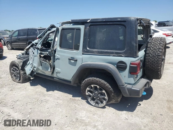 2024 Jeep Wrangler Rubicon with VIN 1C4RJXR68RW240539, listed as a Copart auction lot 57454395 with Not provided miles and Clean title. Bid and sale history available at DreamBid. Image 2.