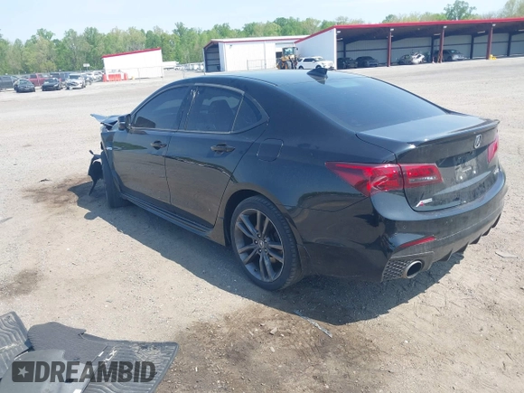 2018 Acura TLX w/A-SPEC Pkg with VIN 19UUB3F63JA001911, listed as a IAAI auction lot 42167622 with 114,845 mi miles and . Bid and sale history available at DreamBid. Image 3.