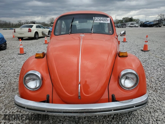 1972 Volkswagen Beetle with VIN 1122340845, listed as a Copart auction lot 52504005 with 185,049 mi miles and Clean Title. Bid and sale history available at DreamBid. Image 5.