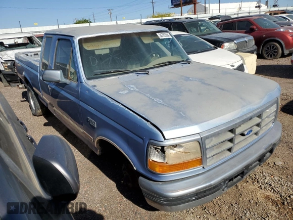 1996 Ford F-150 z VIN 1FTEX15N3TKA24720, wystawiony jako Copart lot #46451575 z przebiegiem Nie podano mil oraz Czysty tytuł • Clean title. Historia ofert i sprzedaży dostępna na DreamBid. Obrazek 4.