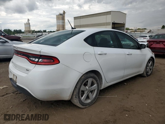 2015 Dodge Dart SXT with VIN 1C3CDFBB2FD306593, listed as a Copart auction lot 58909445 with 131,018 mi miles and Salvage title. Bid and sale history available at DreamBid. Image 3.