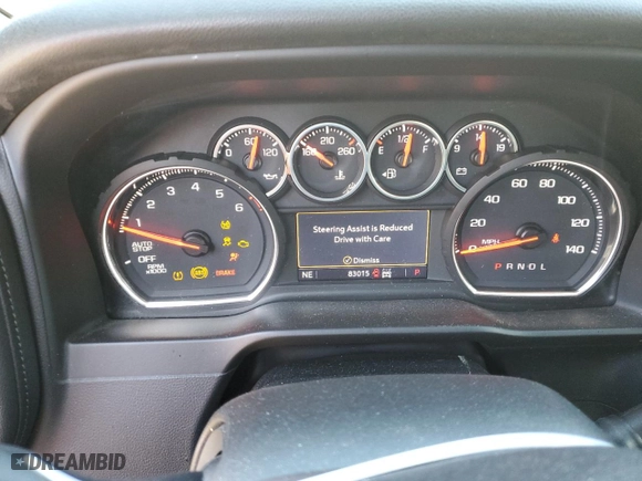 2019 Chevrolet Silverado 1500 RST with VIN 1GCUYEED6KZ125845, listed as a Copart auction lot 49418005 with 83,015 mi miles and Salvage Title. Bid and sale history available at carsss.com. Image 9.