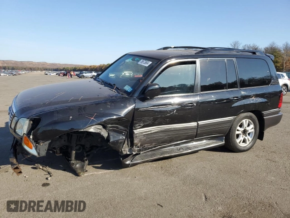 2007 Lexus LX 470 z VIN JTJHT00W374027661, wystawiony jako Copart lot #76673684 z przebiegiem 112 184 mil mil oraz Szkoda całkowita • Salvage title. Historia ofert i sprzedaży dostępna na DreamBid. Obrazek 1.