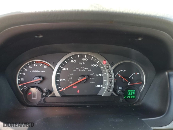 2004 Honda Pilot EX with VIN 2HKYF18404H585637, listed as a Copart auction lot 48829995 with 214,395 mi miles and Salvage Title. Bid and sale history available at carsss.com. Image 9.