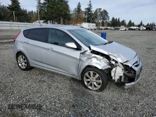 2012 Hyundai Accent SE with VIN KMHCU5AE5CU002876, listed as a Copart auction lot 79473334 with 120,926 mi miles and Salvage Title. Bid and sale history available at carsss.com. Image 4.