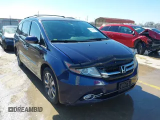 2016 Honda Odyssey Touring Elite with VIN 5FNRL5H98GB083221, listed as a IAAI auction lot 41626604 with 145,341 mi miles. Bid and sale history available at carsss.com. Image 1.