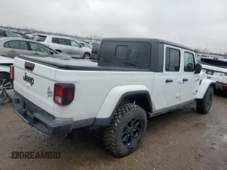 2021 Jeep Gladiator Freedom с VIN 1C6HJTAG9ML605725, выставлен на аукционе Copart как лот 47885265 с пробегом 45 085 миль миль и Списание • Salvage title. История ставок и продаж доступна на DreamBid. Изображение 3.