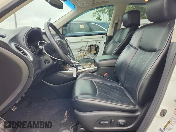 2015 Infiniti QX60 with VIN 5N1AL0MM9FC558652, listed as a Copart auction lot 56962205 with 129,883 mi miles and Salvage title. Bid and sale history available at DreamBid. Image 7.
