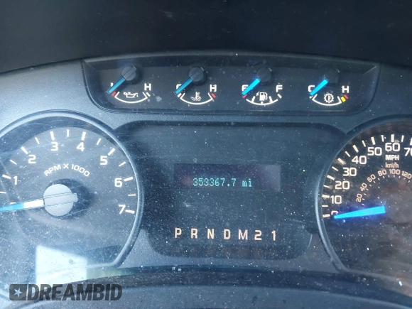 2013 Ford F-150 XL with VIN 1FTFW1EF8DKE89110, listed as a IAAI auction lot 41692986 with 353,367 mi miles and . Bid and sale history available at DreamBid. Image 15.