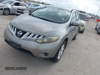 2009 Nissan Murano S with VIN JN8AZ18U59W000839, listed as a IAAI auction lot 42142054 with 181,766 mi miles. Bid and sale history available at carsss.com. Image 2.