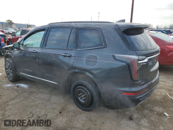2022 Cadillac XT6 Sport with VIN 1GYKPGRS0NZ177677, listed as a Copart auction lot 81259824 with 13,935 mi miles and Clean Title. Bid and sale history available at carsss.com. Image 2.