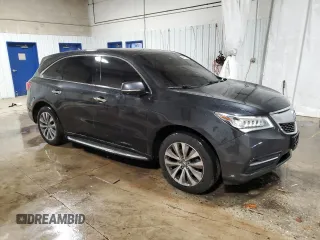 2016 Acura MDX w/Tech/Entertainment with VIN 5FRYD4H60GB057705, listed as a Copart auction lot 45533585 with 99,743 mi miles and Salvage Title. Bid and sale history available at carsss.com. Image 4.