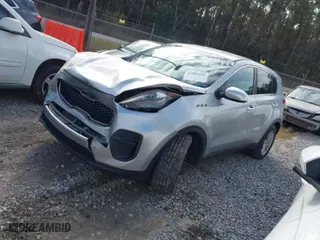 2017 Kia Sportage LX with VIN KNDPM3AC4H7211413, listed as a IAAI auction lot 41301241 with 161,093 mi miles. Bid and sale history available at carsss.com. Image 2.
