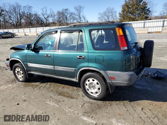 1999 Honda CR-V LX with VIN JHLRD184XXC083344, listed as a Copart auction lot 86395264 with 165,141 mi miles and Salvage Title. Bid and sale history available at carsss.com. Image 2.