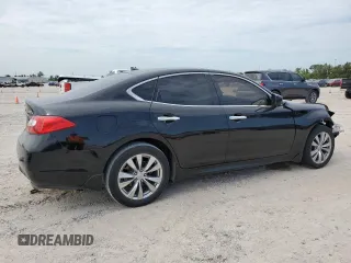 2013 Infiniti M with VIN JN1BY1AR3DM604891, listed as a Copart auction lot 68091914 with 128,799 mi miles and Clean Title. Bid and sale history available at DreamBid. Image 3.