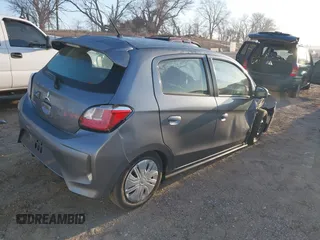 2021 Mitsubishi Mirage ES with VIN ML32AUHJ5MH010849, listed as a IAAI auction lot 41767732 with 61,383 mi miles and . Bid and sale history available at DreamBid. Image 4.