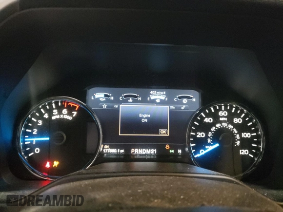 2015 Ford F-150 XLT with VIN 1FTEX1EP5FFC13030, listed as a Copart auction lot 46845495 with 177,880 mi miles and Salvage Title. Bid and sale history available at carsss.com. Image 9.
