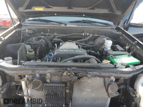 2004 Toyota Tundra SR5 with VIN 5TBDT44134S457223, listed as a Copart auction lot 53618255 with 77,696 mi miles and Salvage Title. Bid and sale history available at DreamBid. Image 11.