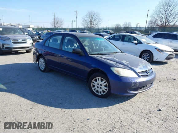 2004 Honda Civic LX with VIN 2HGES16574H567401, listed as a IAAI auction lot 40890815 with 181,977 mi miles and . Bid and sale history available at DreamBid. Image 1.