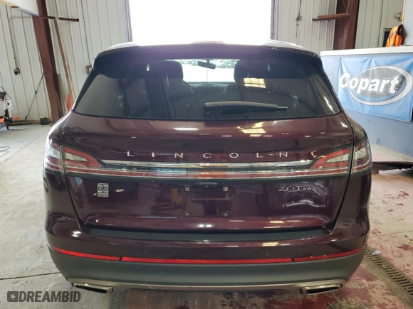 2020 Lincoln Nautilus Standard with VIN 2LMPJ8J96LBL29019, listed as a Copart auction lot 62662184 with 46,420 mi miles and Salvage Title. Bid and sale history available at carsss.com. Image 6.
