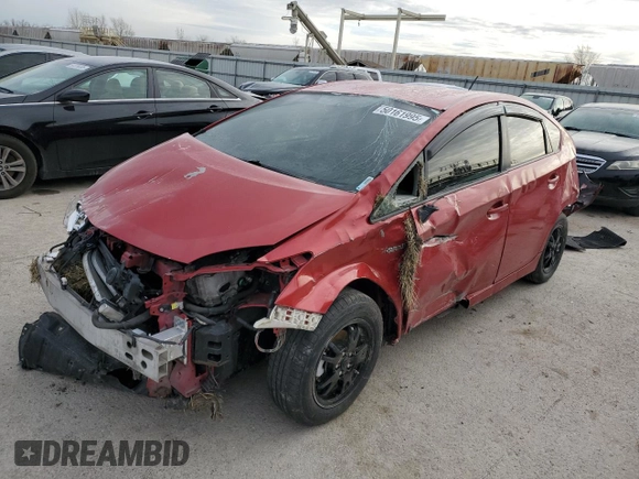 2015 Toyota Prius Four with VIN JTDKN3DU7F0442484, listed as a Copart auction lot 50161995 with 303,736 mi miles and Salvage Title. Bid and sale history available at carsss.com. Image 1.