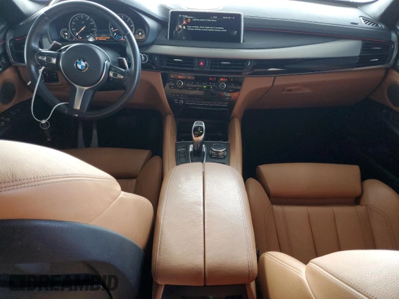 2015 BMW X6 sDrive35i with VIN 5UXKU0C57F0F91913, listed as a Copart auction lot 45411803 with 30,145 mi miles. Bid and sale history available at carsss.com. Image 8.