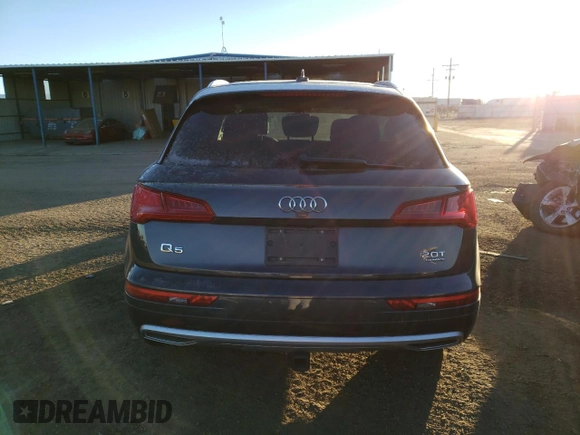 2018 Audi Q5 Premium Plus with VIN WA1BNAFY2J2011949, listed as a Copart auction lot 68659022 with 56,133 mi miles. Bid and sale history available at carsss.com. Image 6.