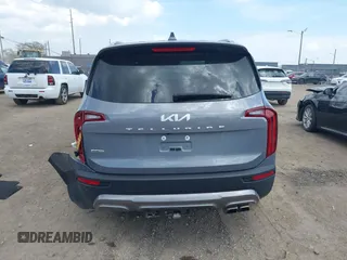 2022 Kia Telluride SX with VIN 5XYP5DHCXNG312382, listed as a IAAI auction lot 42129635 with 28,637 mi miles and . Bid and sale history available at DreamBid. Image 16.