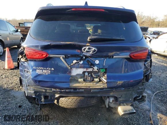 2019 Hyundai Santa Fe Limited with VIN 5NMS53AD3KH041870, listed as a Copart auction lot 43726295 with 115,022 mi miles and Salvage Title. Bid and sale history available at carsss.com. Image 6.