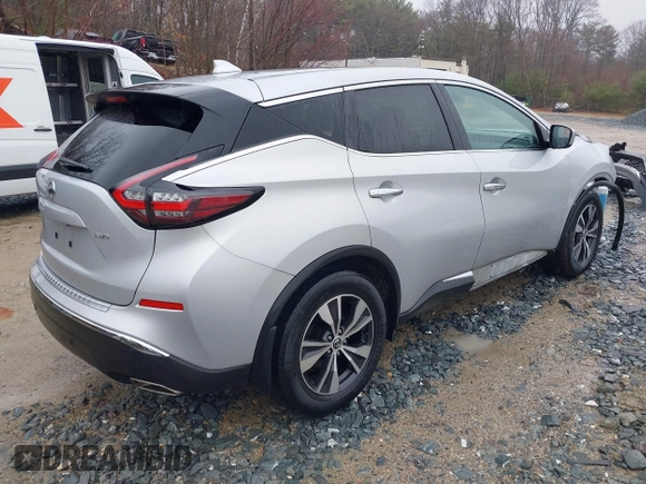 2020 Nissan Murano S with VIN 5N1AZ2AS4LN163906, listed as a IAAI auction lot 41932468 with 58,992 mi miles and . Bid and sale history available at DreamBid. Image 4.