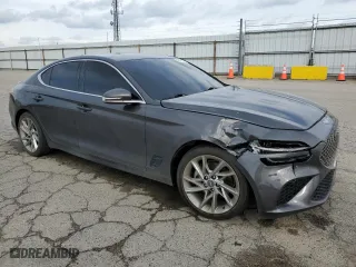 2022 Genesis G70 2.0T with VIN KMTG34TA3NU099626, listed as a Copart auction lot 42889194 with 24,212 mi miles. Bid and sale history available at carsss.com. Image 4.