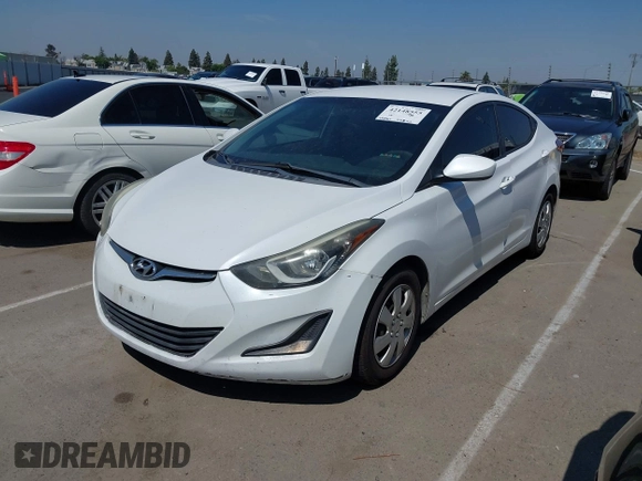 2016 Hyundai Elantra SE with VIN 5NPDH4AE0GH751799, listed as a IAAI auction lot 42148555 with 189,963 mi miles and . Bid and sale history available at DreamBid. Image 2.
