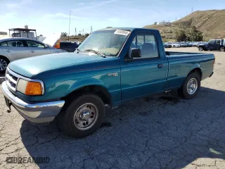 1996 Ford Ranger XL with VIN 1FTCR10U1TUA28561, listed as a Copart auction lot 44989845 with 142,485 mi miles and Salvage Title. Bid and sale history available at carsss.com. Image 1.