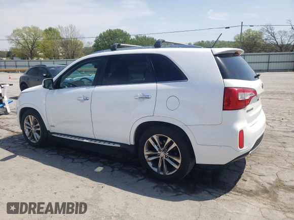 2014 Kia Sorento SX with VIN 5XYKWDA74EG440718, listed as a Copart auction lot 53058365 with 143,908 mi miles and Salvage Title. Bid and sale history available at carsss.com. Image 2.
