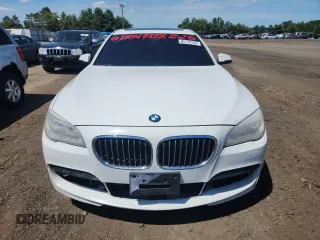 2015 BMW 7 Series 750Li with VIN WBAYE8C59FD782291, listed as a Copart auction lot 65119745 with 159,479 mi miles and Salvage title. Bid and sale history available at DreamBid. Image 5.