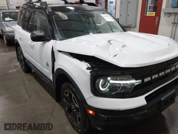 2021 Ford Bronco Sport Outer Banks z VIN 3FMCR9C61MRB05235, wystawiony jako IAAI lot #41726178 z przebiegiem 30 416 mil mil oraz . Historia ofert i sprzedaży dostępna na DreamBid. Obrazek 6.
