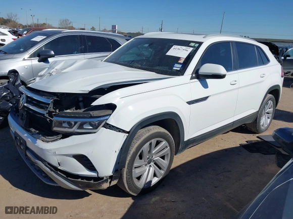 2021 Volkswagen Atlas Cross Sport 3.6L V6 SE w/Technology with VIN 1V2JE2CA9MC200352, listed as a IAAI auction lot 41367596 with 118,354 mi miles. Bid and sale history available at carsss.com. Image 17.