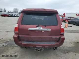 2006 Toyota 4Runner SR5 with VIN JTEBT14R868033977, listed as a Copart auction lot 42383785 with 265,616 mi miles and Salvage Title. Bid and sale history available at carsss.com. Image 6.