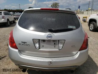 2003 Nissan Murano SL with VIN JN8AZ08T83W100636, listed as a Copart auction lot 72192504 with 0 mi miles and Salvage Title. Bid and sale history available at carsss.com. Image 6.