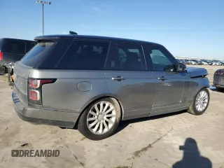 2018 Land Rover Range Rover HSE z VIN SALGS2SVXJA396195, wystawiony jako Copart lot #46398585 z przebiegiem 81 131 mil mil oraz Szkoda całkowita • Salvage title. Historia ofert i sprzedaży dostępna na DreamBid. Obrazek 3.